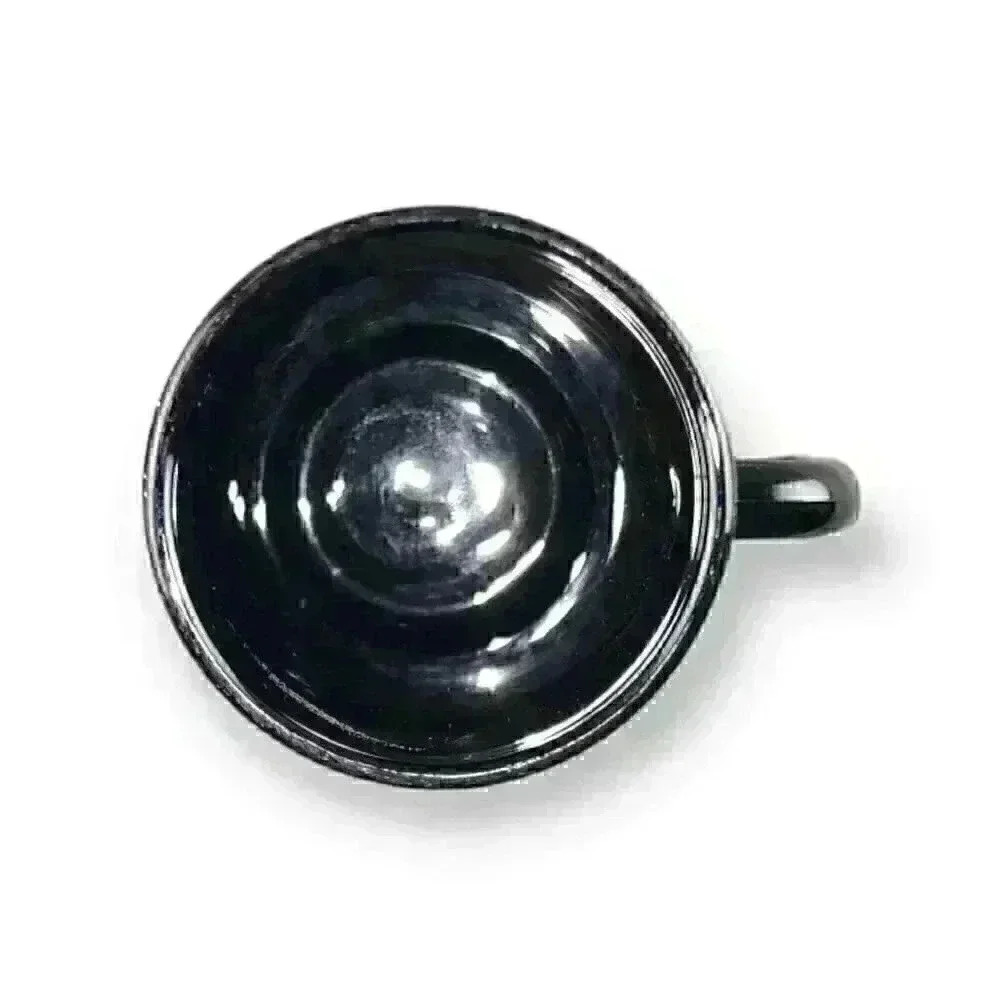 Virgo Zodiac Vintage Astrology Black Milk Glass Beer Stein Tankard Coffee Mug - Picture 6 of 7